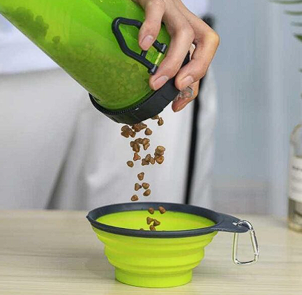 Bebedero de Agua, porta comida-mascota